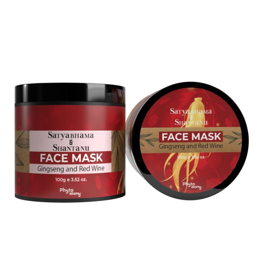 Gingseng and Red Wine face mask 100g 