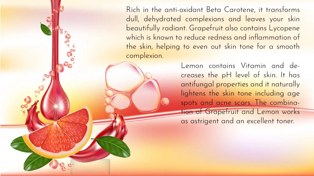 Satyabhama & Shantanu Lemon Grapefruit Facial Tonic Mist By Phyto atomy