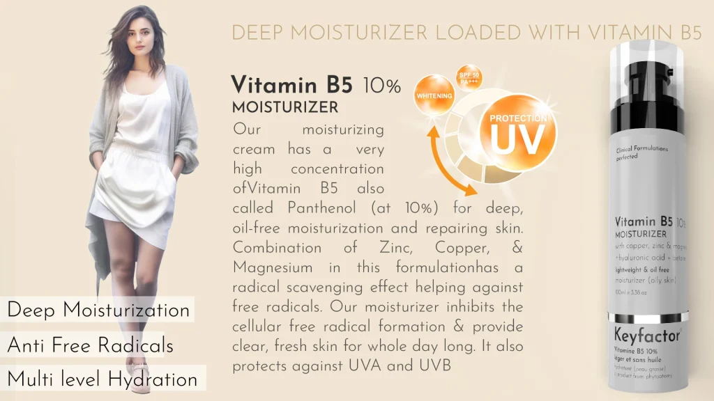 Keyfactor Vitamin B5 10% MOISTURIZER By Phyto atomy 