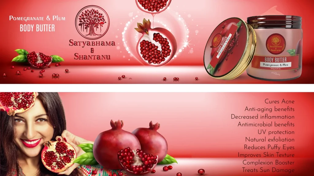 Satyabhama & Shantanu Pomegranate & Plum Body Butter