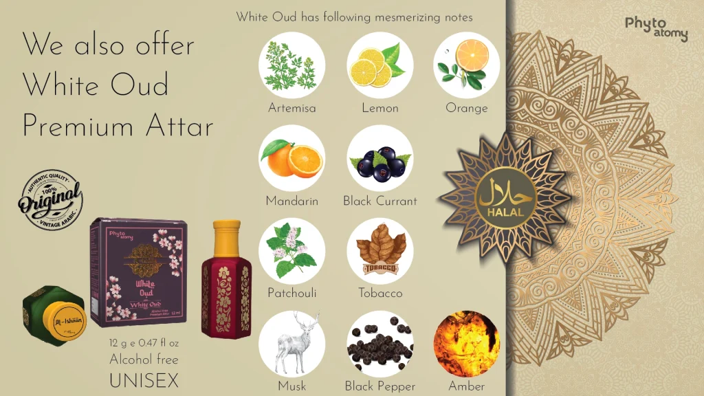 Phyto Atomy Al Ishaan IWhite Oud Attar Soap 
