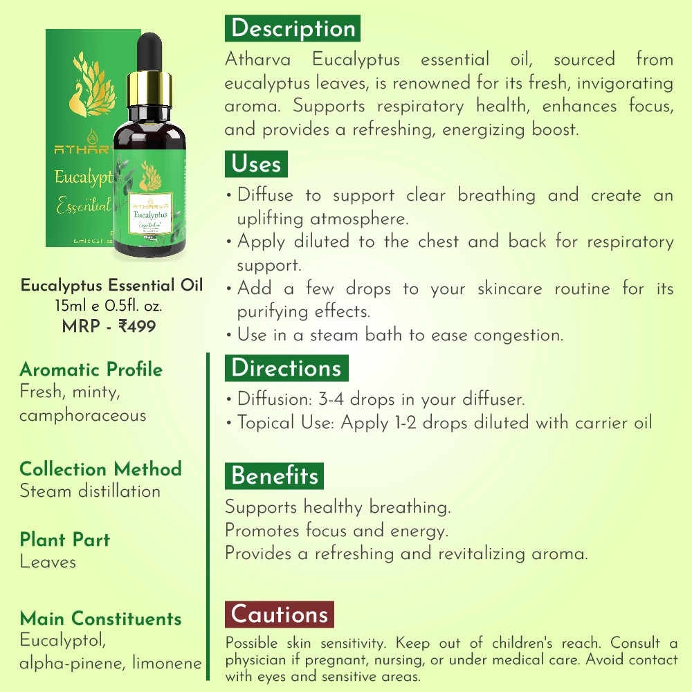 Phyto Atomy Atharva Eucalyptus Essential Oil शुद्धता और स्वास्थ्य का संगम