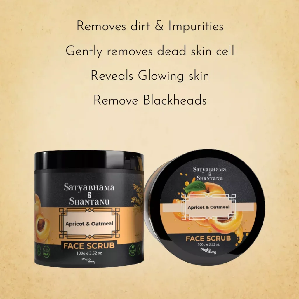 Phyto Atomy Satyabhama and Shantanu Apricot & Oatmeal Face Scrub (100g)