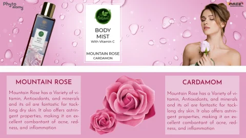 Phyto Atomy Satyabhama & Shantanu Mountain Rose Cardamom Body Mist