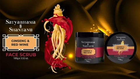Revitalize Your Skin with Phyto Atomy Satyabhama & Shantanu Ginseng & Red Wine Face Scrub (100g)