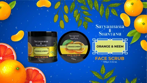 Revitalize Your Skin with Phyto Atomy Satyabhama & Shantanu Orange & Neem Face Scrub (100g)