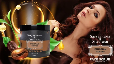 Revitalize Your Skin with Phyto Atomy Satyabhama & Shantanu Ethiopian Coffee Face Scrub (100g)