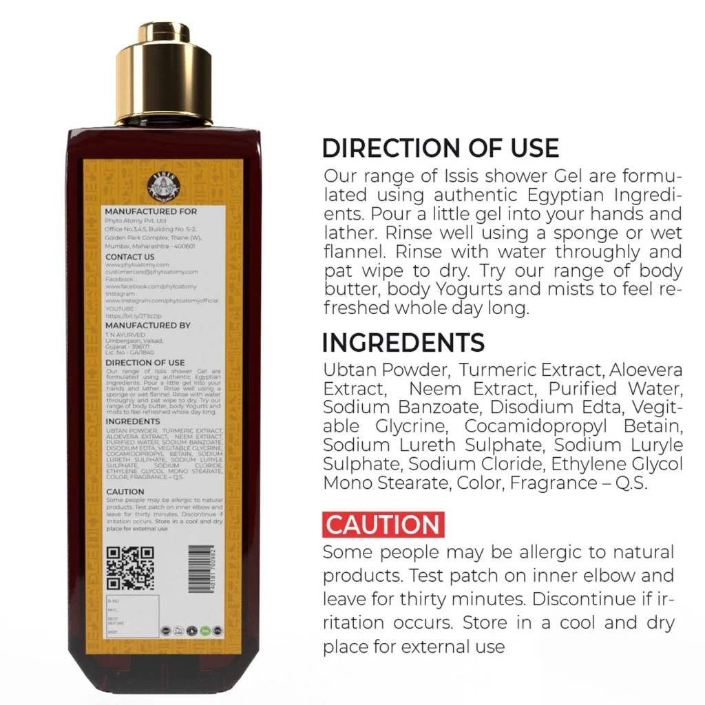 Our " IISIS" Turmeric Splash Shower Gel is a unique and luxurious body wash that is designed to nourish and rejuvenate your skin while promoting a sense of wellbeing. Made with natural ingredients like turmeric, this shower gel is perfect for those looking for a refreshing and invigorating shower experience.
