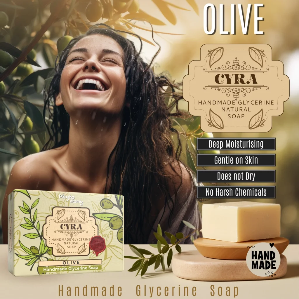Nourish Your Skin with Phyto Atomy Olive Moringa Glycerine Soap (100g)